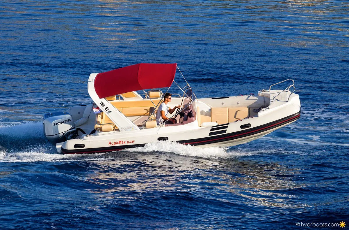 Barracuda 730, a Barracuda 730 RIB at Hvar town, Croatia