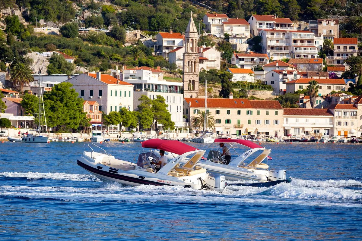 Barracuda 730, a Barracuda 730 RIB at Hvar town, Croatia
