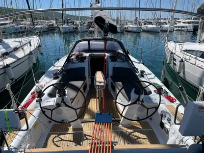 Mrs. Gump, a Dehler 38 SQ sailboat at Punat, Croatia