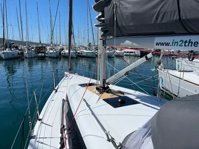 Mrs. Gump, a Dehler 38 SQ sailboat at Punat, Croatia