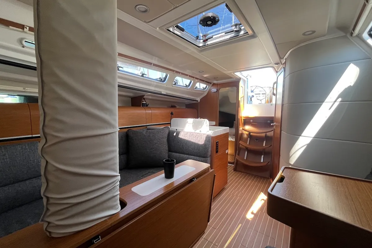 Mrs. Gump, a Dehler 38 SQ sailboat at Punat, Croatia