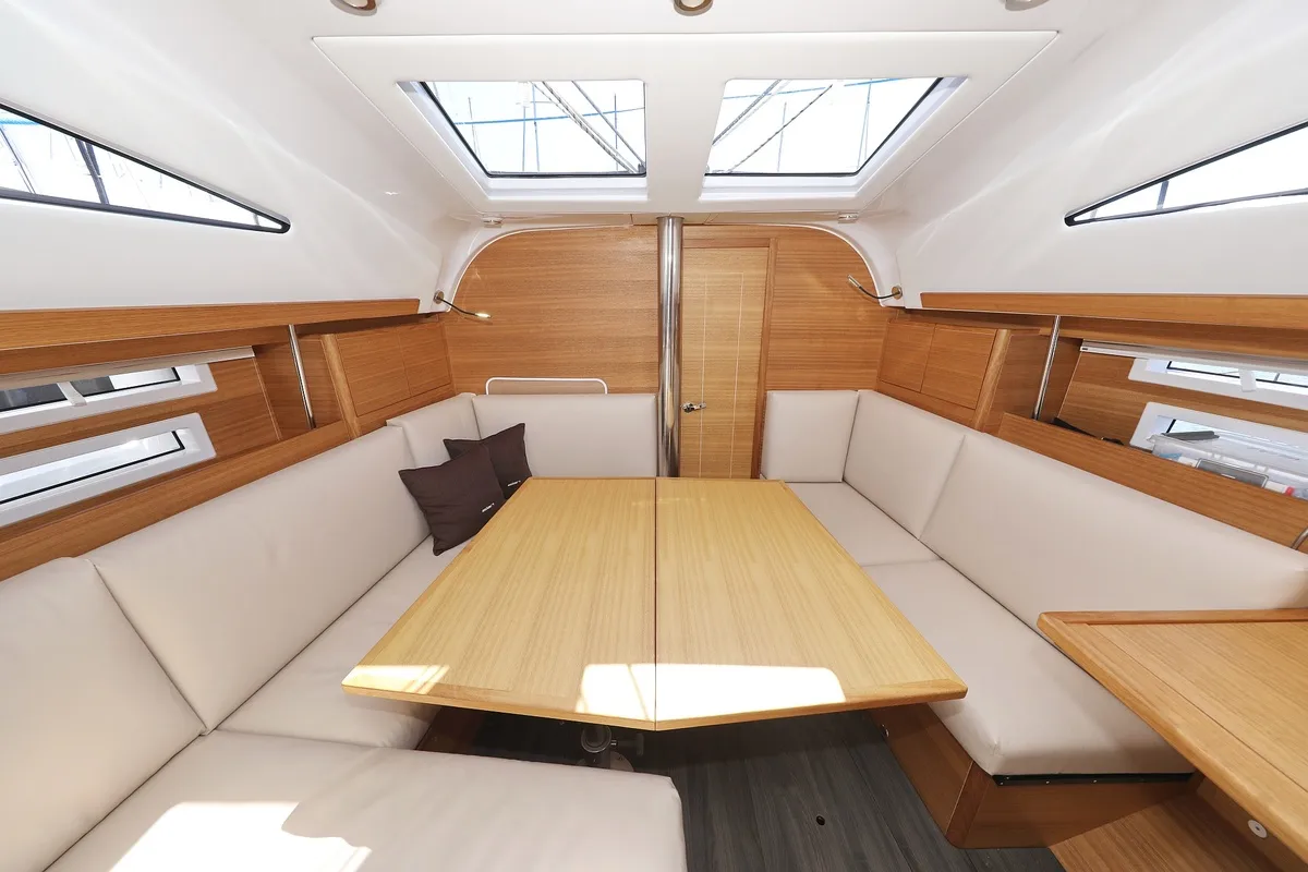 Salon of Kaya, a Elan Impression 40.1 sailboat at Biograd na Moru, Croatia