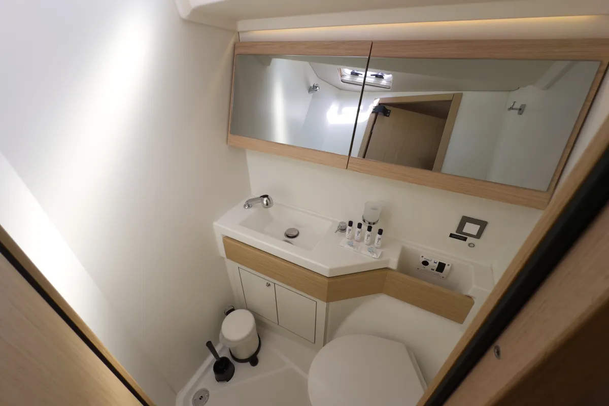 Head on Sail Away (Refit 2025 - A/C - Electric Heads), a Beneteau Oceanis 46.1 sailboat at Athens, Greece