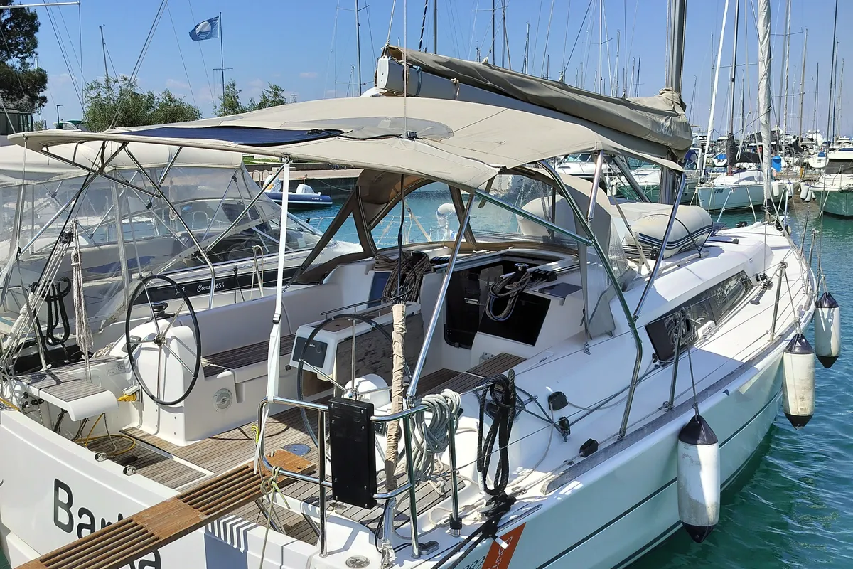 Barka, a Dufour 382 GL sailboat at Izola / Isola, Slovenia