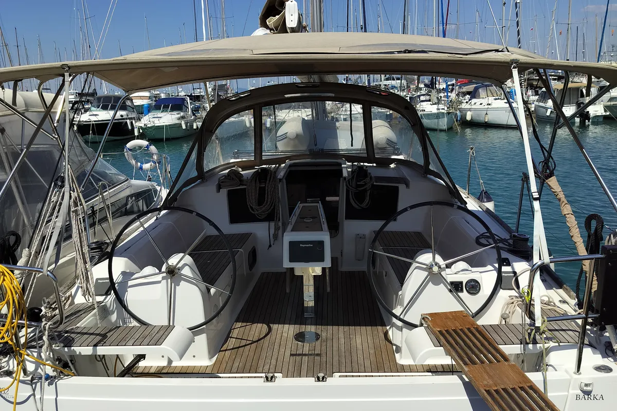 Barka, a Dufour 382 GL sailboat at Izola / Isola, Slovenia