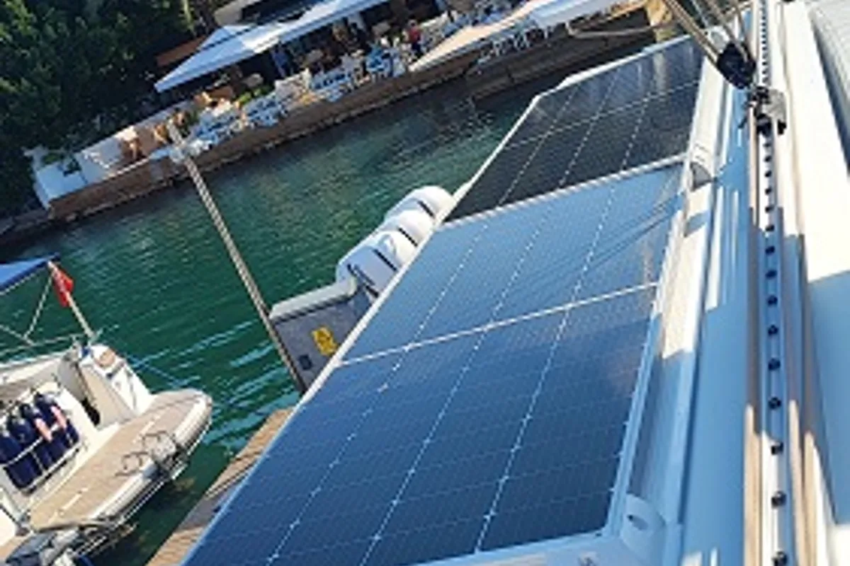 Fountaine Pajot Isla 40, a catamaran at Fethiye, Turkey