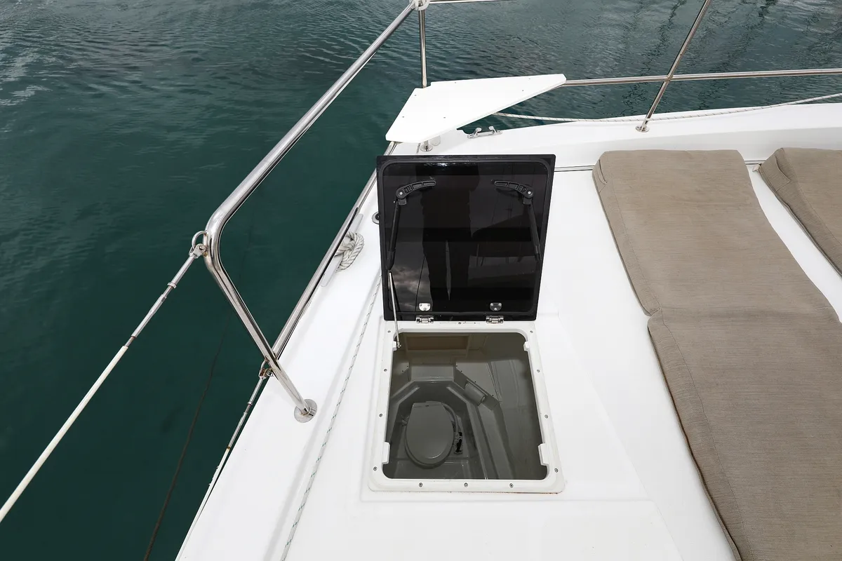 Triton, a Bali 4.6 catamaran at Trogir, Croatia