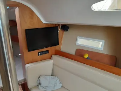 Salon of Galaia, a Viko S 30 sailboat at Sitges, Spain