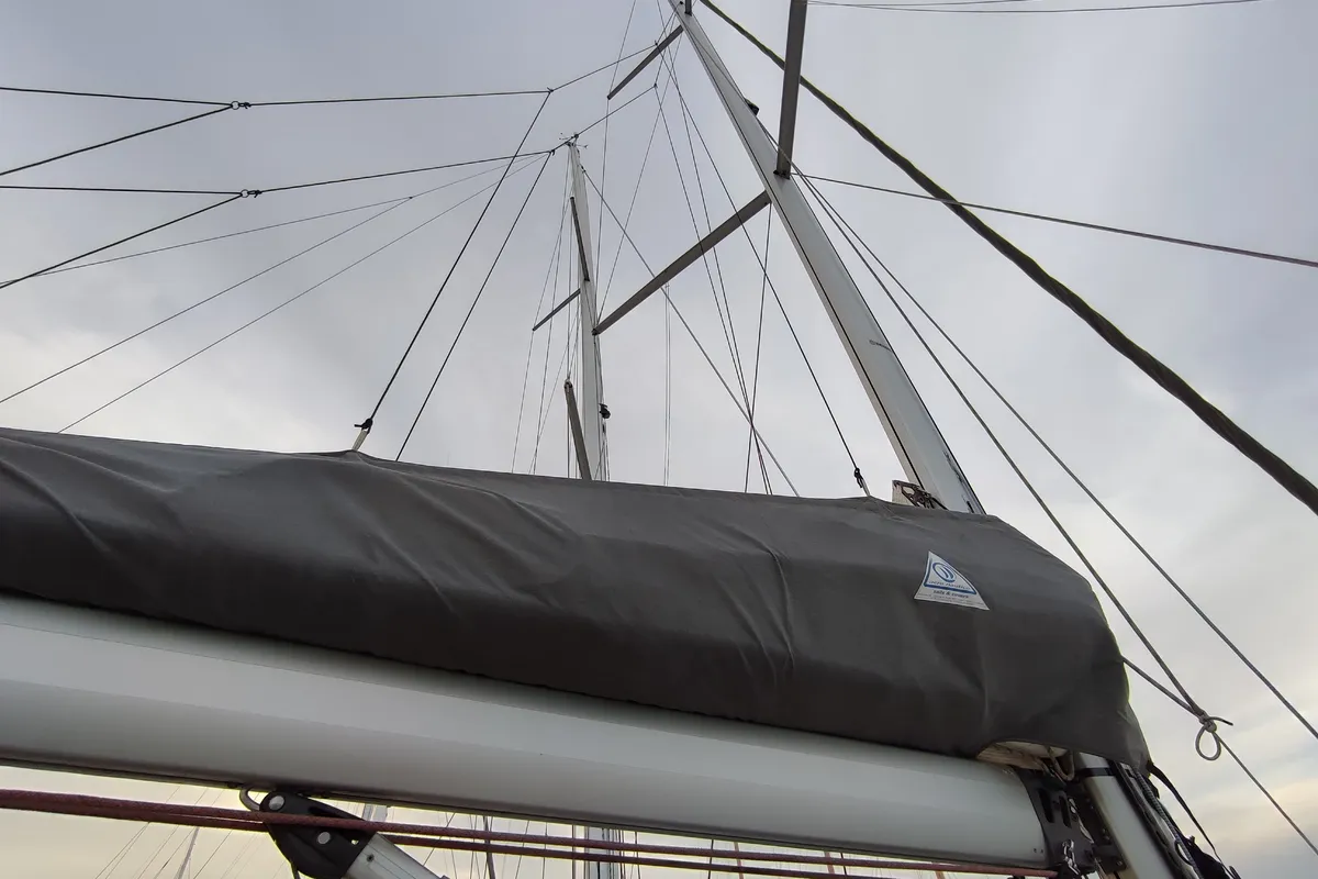 Change of Seasons, a Hanse 508 sailboat at Lavrion, Greece