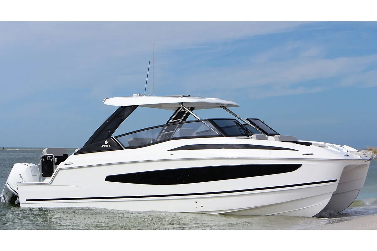 Comfort, a Aquila 32 Sport catamaran at Alameda, United States