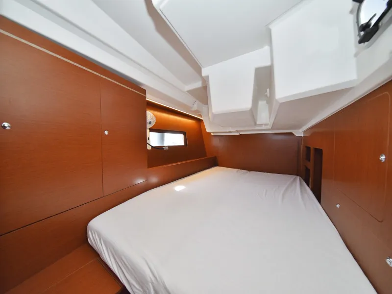 Cockpit of Antonela M, a Beneteau Oceanis 46.1 sailboat at Zadar, Croatia