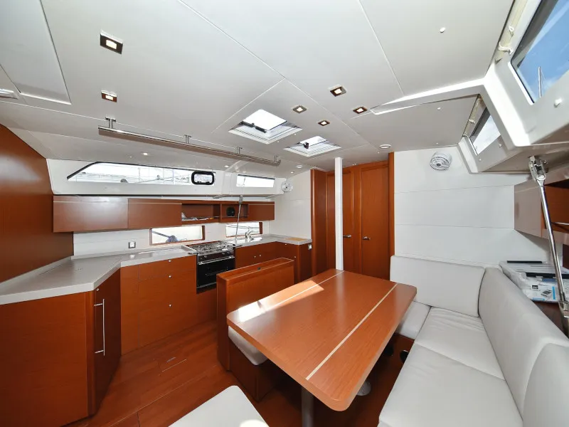 Galley of Antonela M, a Beneteau Oceanis 46.1 sailboat at Zadar, Croatia