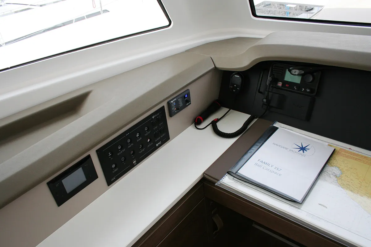 Family 257, a Bali Catspace catamaran at Dubrovnik, Croatia