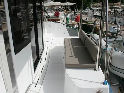 Family 257, a Bali Catspace catamaran at Dubrovnik, Croatia