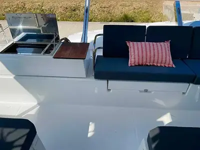 Livia Augusta, a Fountaine Pajot Astréa 42 catamaran at Primošten, Croatia