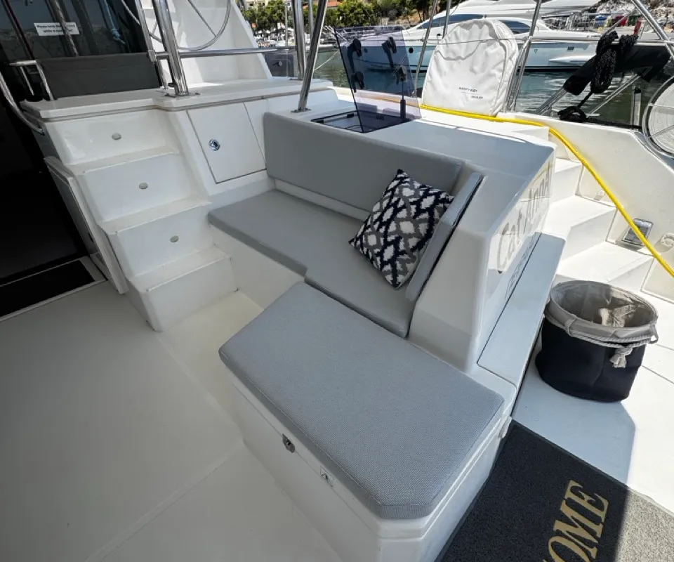 Cat AnnA, a Leopard 45 catamaran at Paralio Astros, Greece
