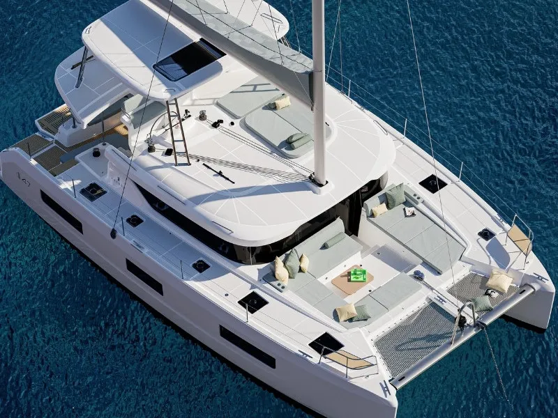 Manaia, a Lagoon 47 catamaran at Seget Donji, Croatia