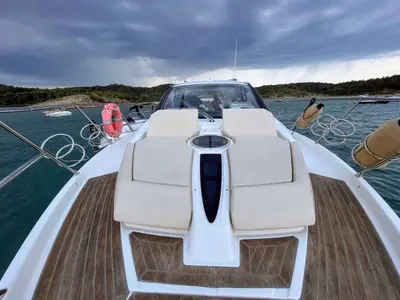 Hakuna Matata, a Cranchi M44 HT motor yacht at Punat, Croatia