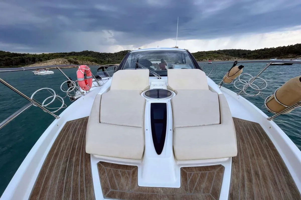 Hakuna Matata, a Cranchi M44 HT motor yacht at Punat, Croatia