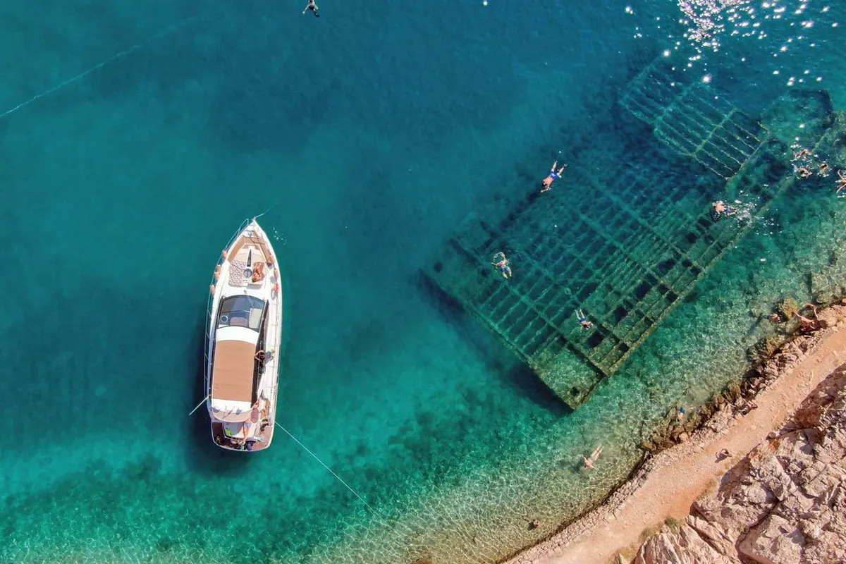 Hakuna Matata, a Cranchi M44 HT motor yacht at Punat, Croatia