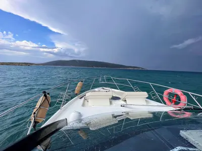 Hakuna Matata, a Cranchi M44 HT motor yacht at Punat, Croatia