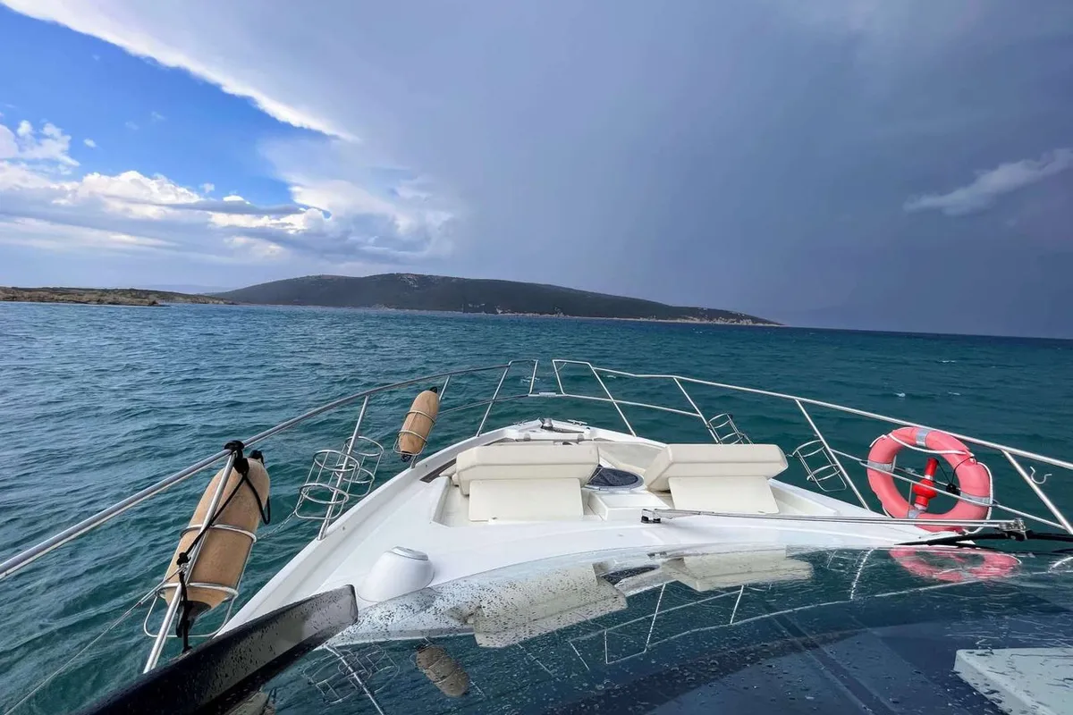 Hakuna Matata, a Cranchi M44 HT motor yacht at Punat, Croatia