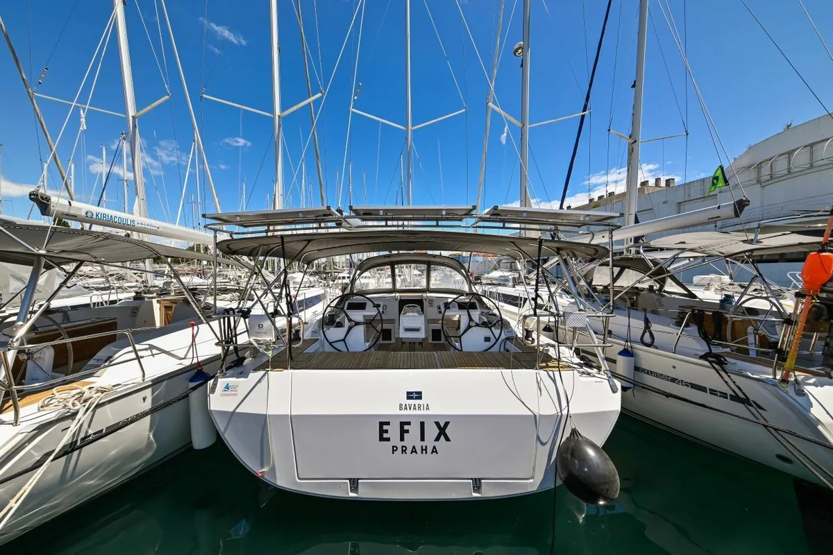 Efix, a Bavaria C45 sailboat at Zadar, Croatia