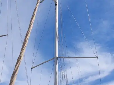 Joy AS, a Dufour 350 sailboat at Izola / Isola, Slovenia