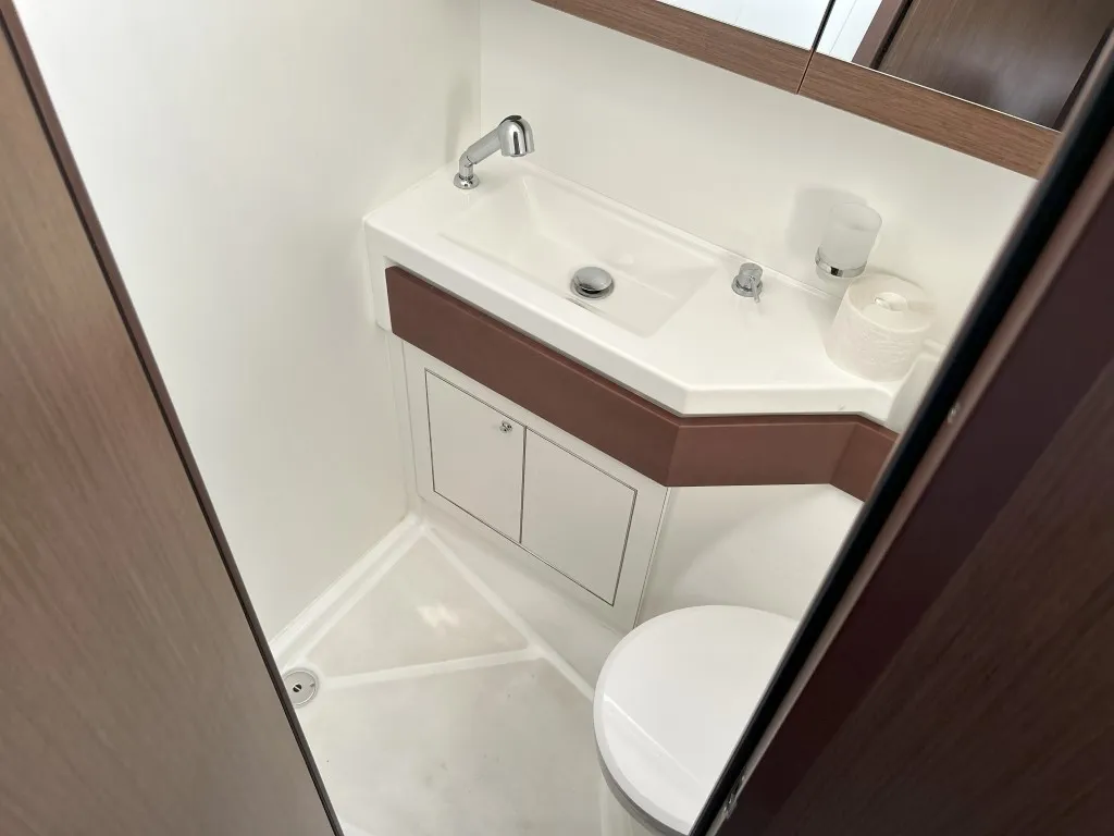 Head on Bumblebee, a Beneteau Oceanis 46.1 sailboat at Split, Croatia