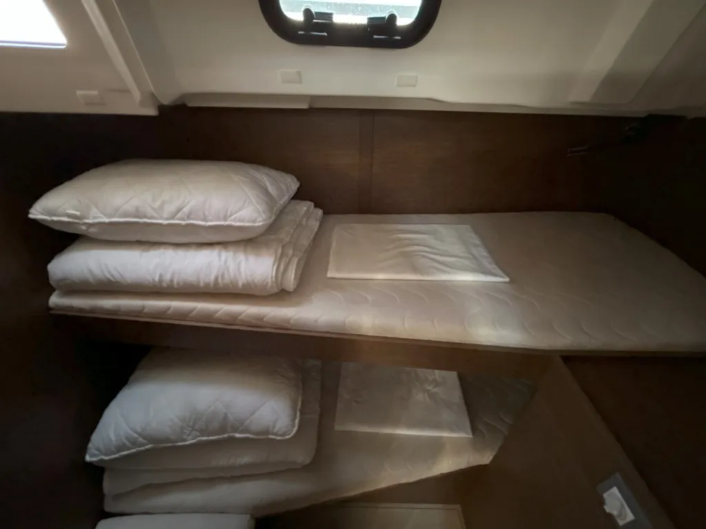 Cabin on Bumblebee, a Beneteau Oceanis 46.1 sailboat at Split, Croatia