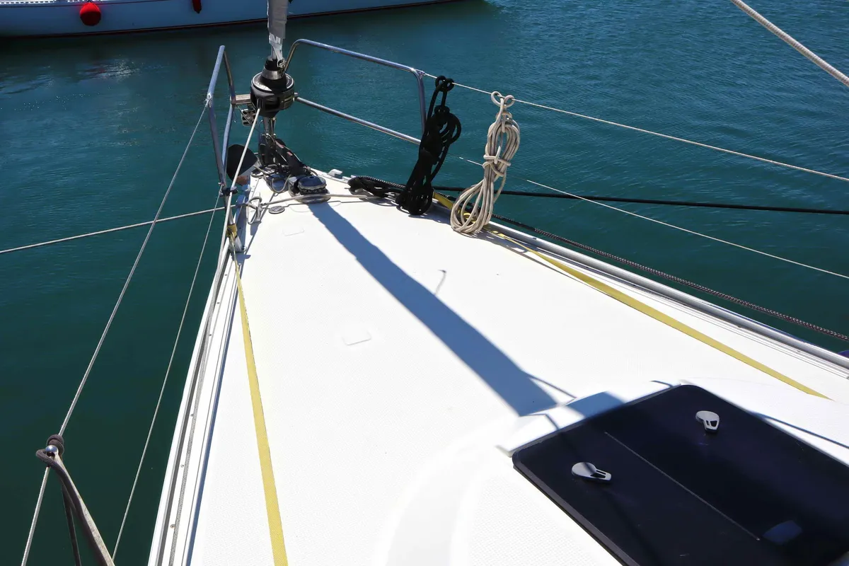 FORTUNA REDUX, a Bavaria Cruiser 40 sailboat at Municipal Unit of Nea Peramos, Greece