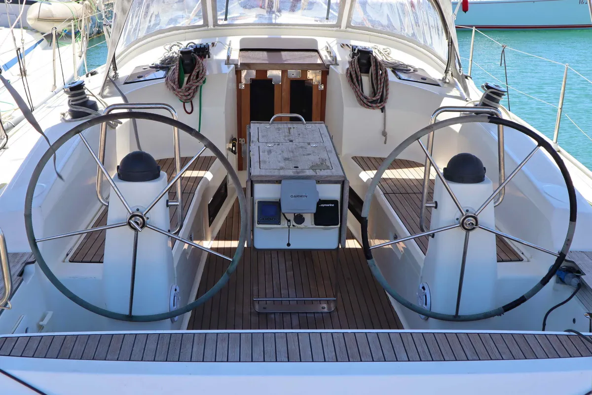 FORTUNA REDUX, a Bavaria Cruiser 40 sailboat at Municipal Unit of Nea Peramos, Greece