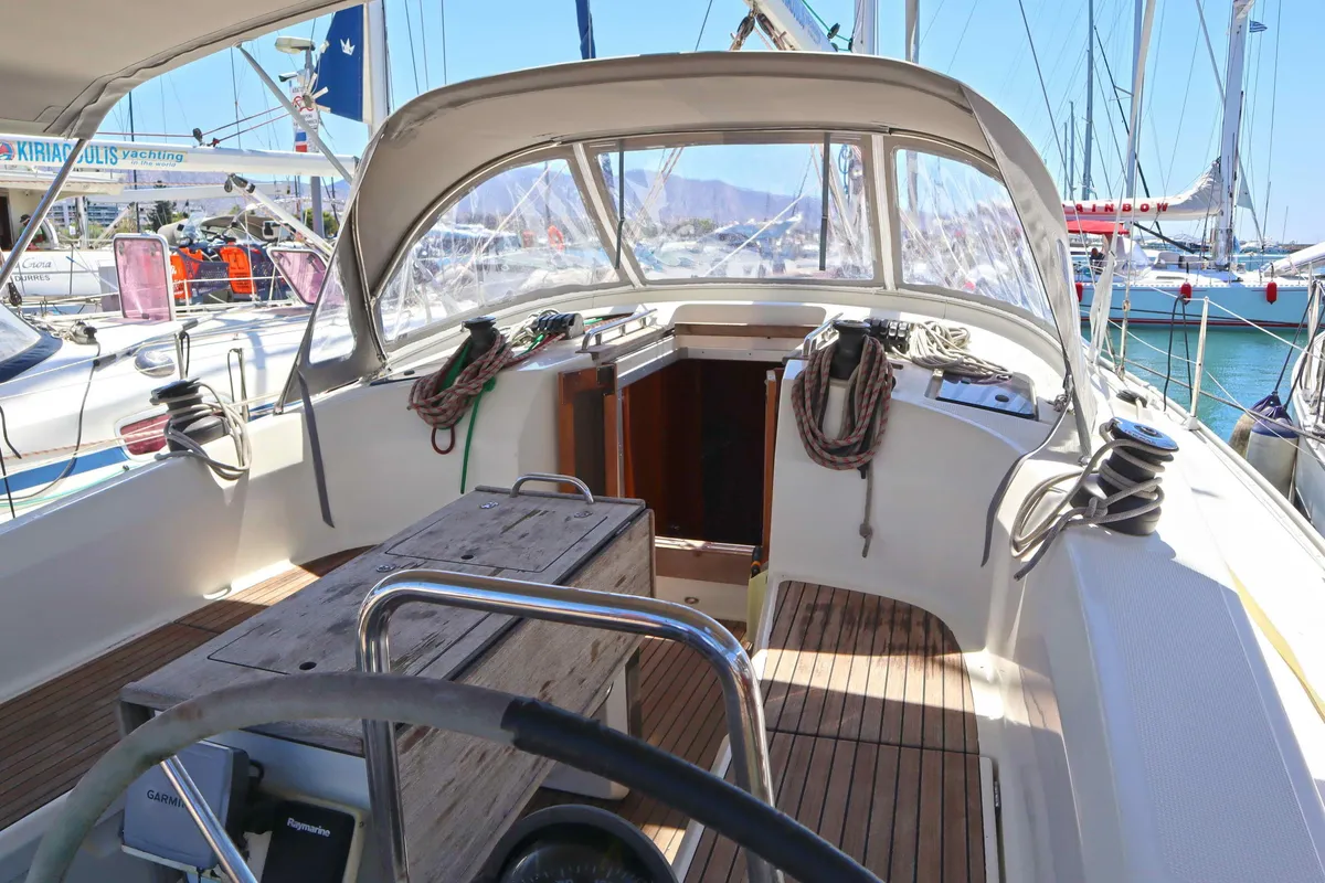 FORTUNA REDUX, a Bavaria Cruiser 40 sailboat at Municipal Unit of Nea Peramos, Greece