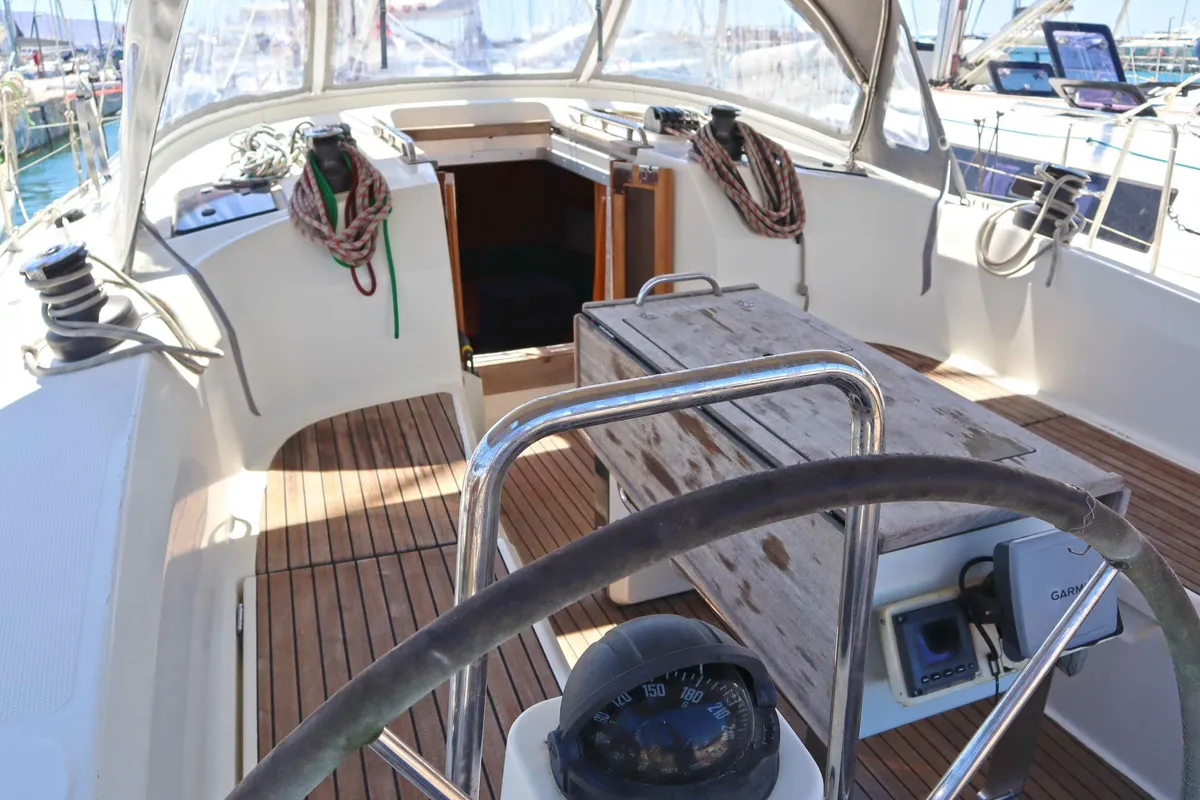 FORTUNA REDUX, a Bavaria Cruiser 40 sailboat at Municipal Unit of Nea Peramos, Greece