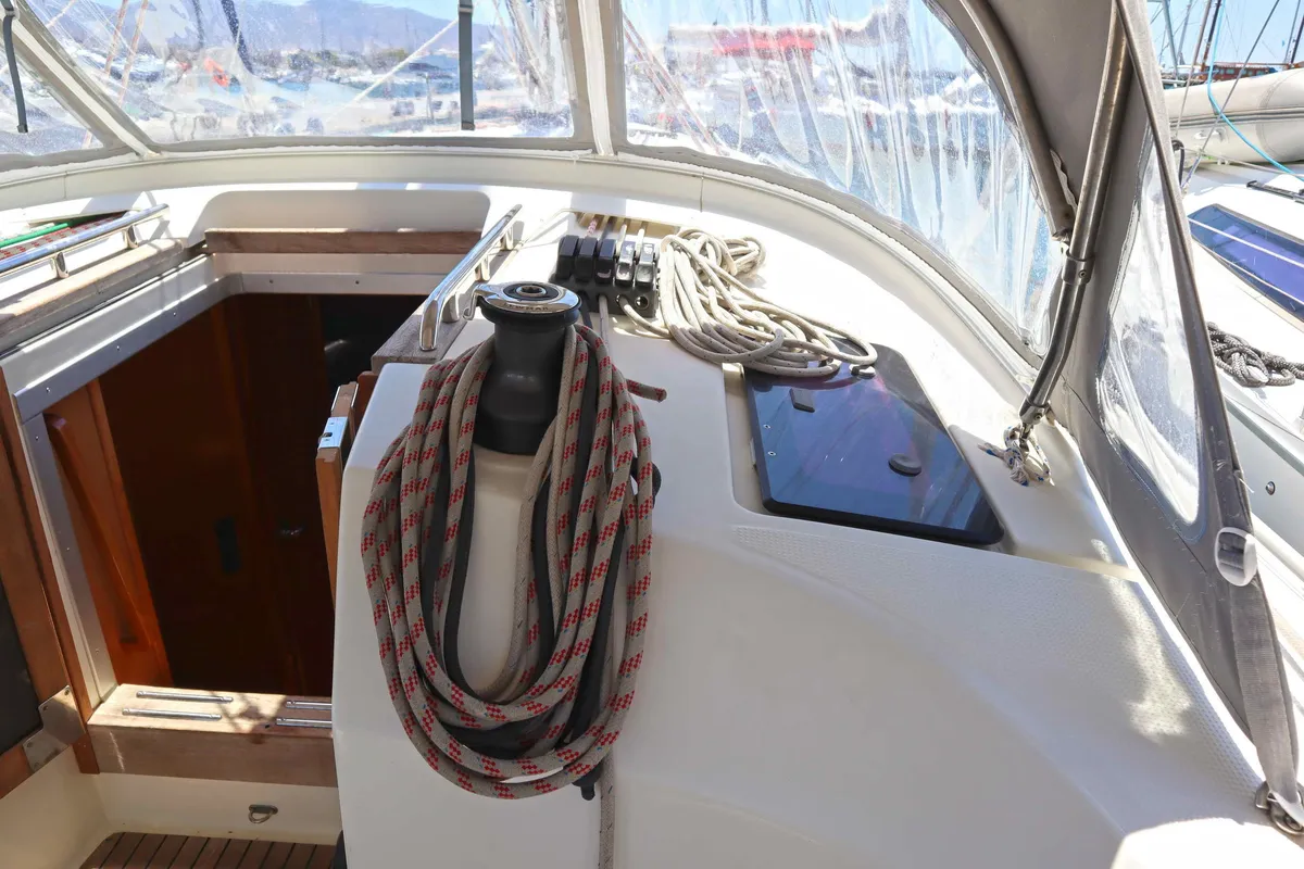FORTUNA REDUX, a Bavaria Cruiser 40 sailboat at Municipal Unit of Nea Peramos, Greece