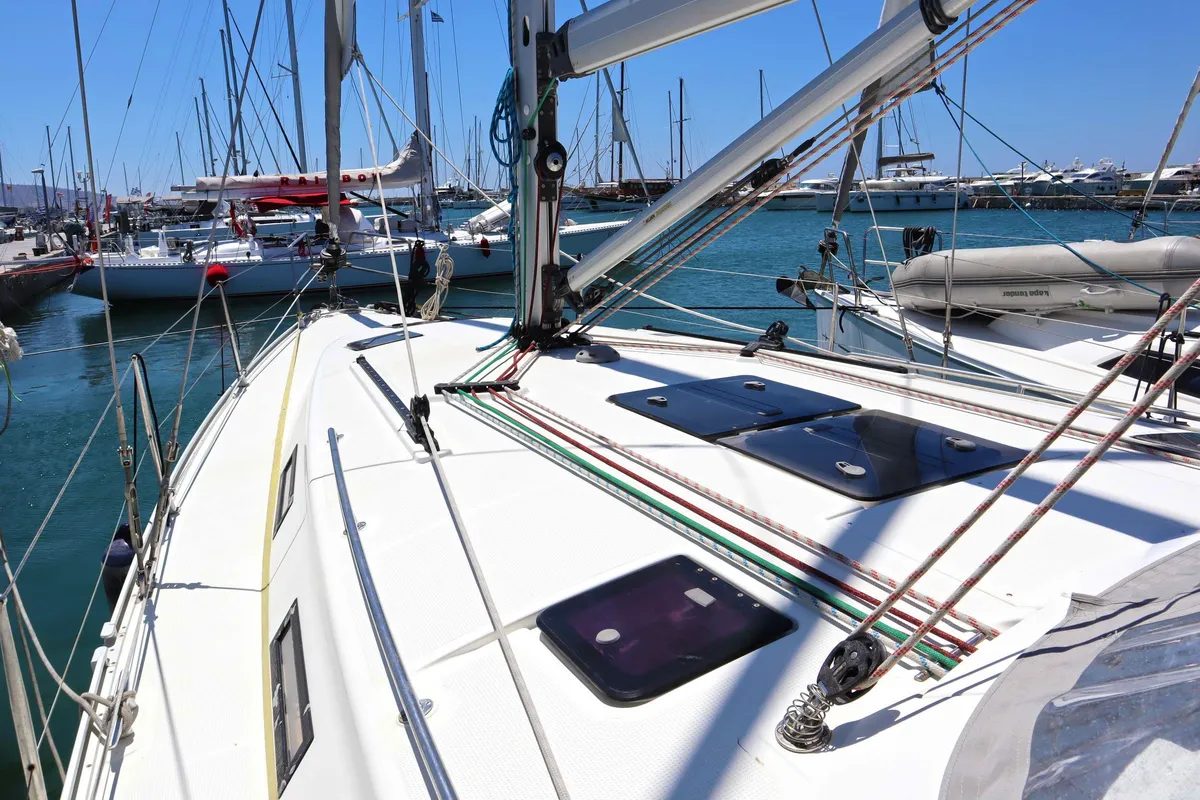 FORTUNA REDUX, a Bavaria Cruiser 40 sailboat at Municipal Unit of Nea Peramos, Greece