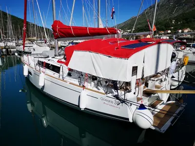 Teodora, a Beneteau Oceanis 38.1 sailboat at Dubrovnik, Croatia