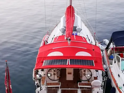 Teodora, a Beneteau Oceanis 38.1 sailboat at Dubrovnik, Croatia