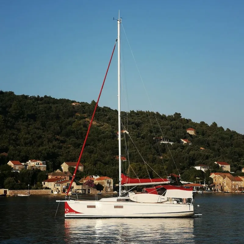 Teodora, a Beneteau Oceanis 38.1 sailboat at Dubrovnik, Croatia