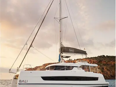 Classic, a Bali 4.0 catamaran at Ribishi, Saint Vincent and the Grenadines