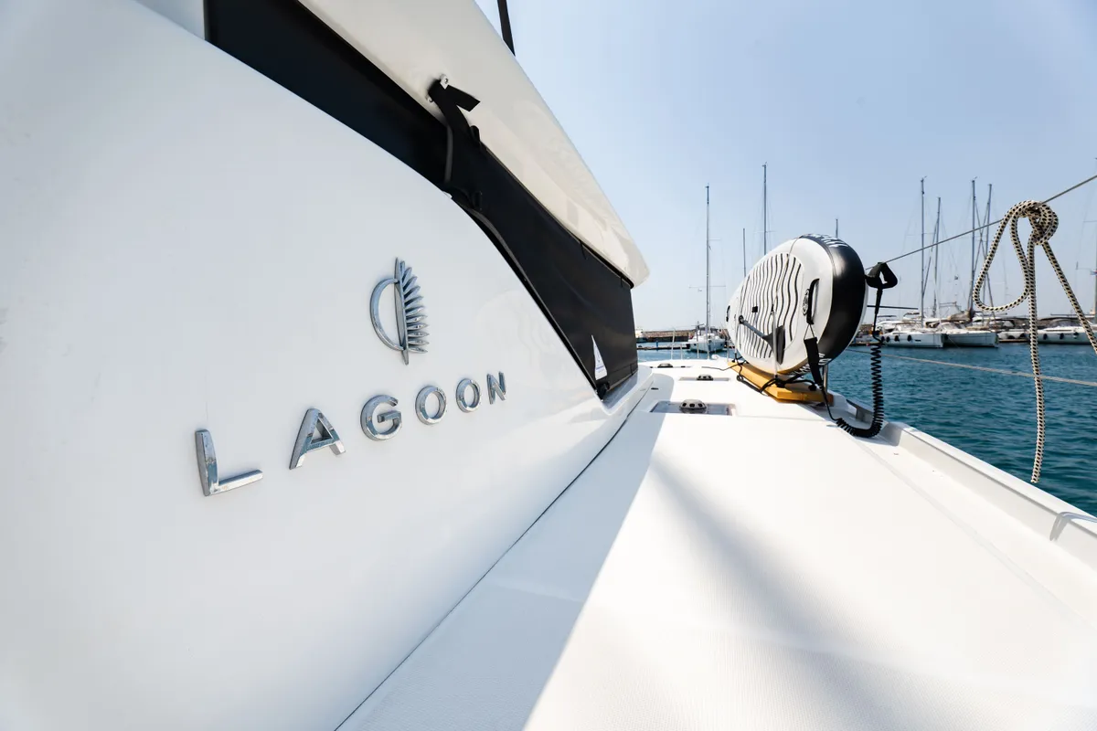 Sea Energy I, a Lagoon 46 catamaran at Athens, Greece