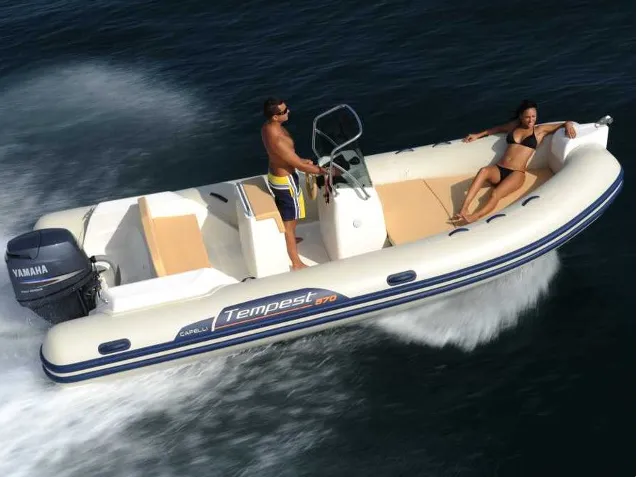 NN, a Capelli Tempest 570 RIB at Olbia, Italy