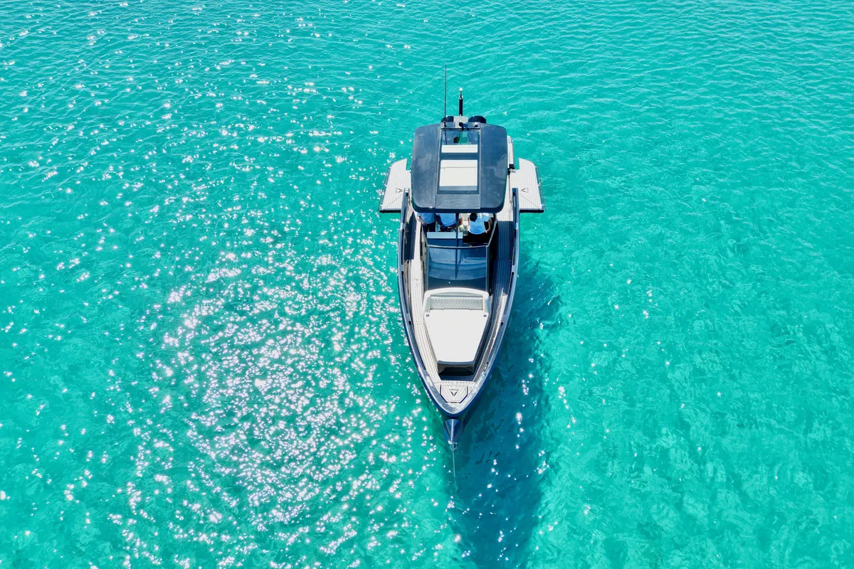Virtue V10 Top, a Virtue V10 Top motorboat at Olbia, Italy