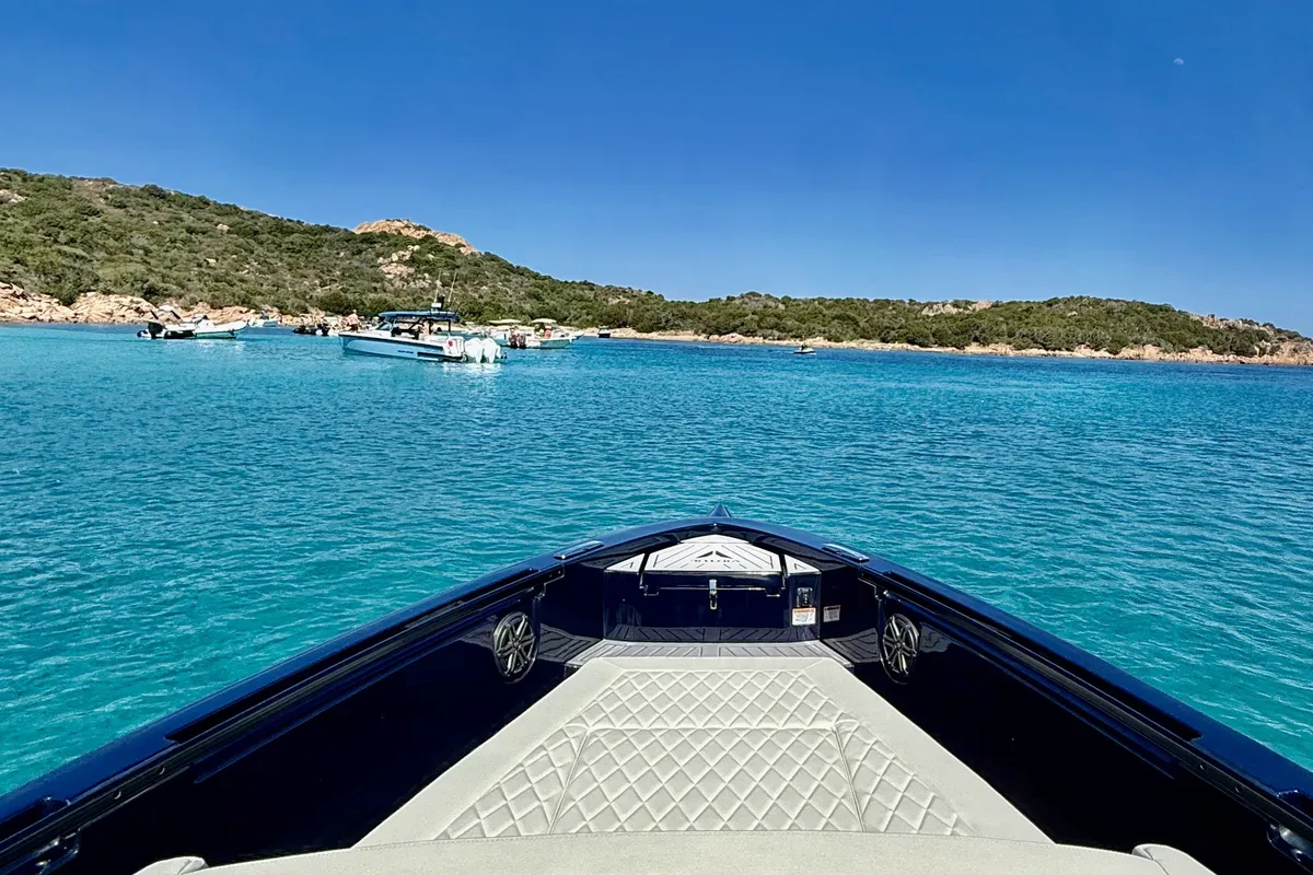 Virtue V10 Top, a Virtue V10 Top motorboat at Olbia, Italy