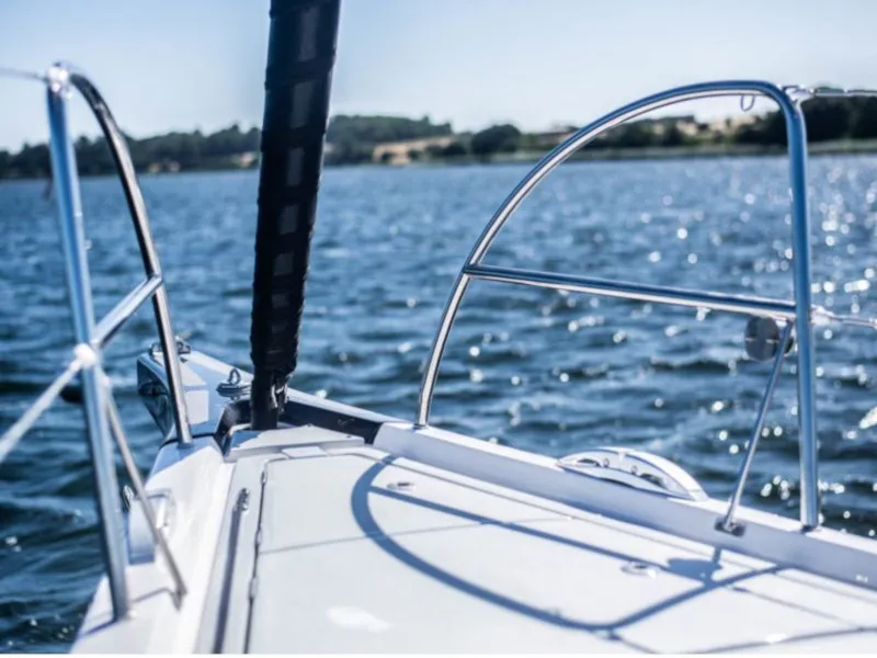 Exterior view of Gazelle, a X-Yachts Xp 44 sailboat at Lavrion, Greece