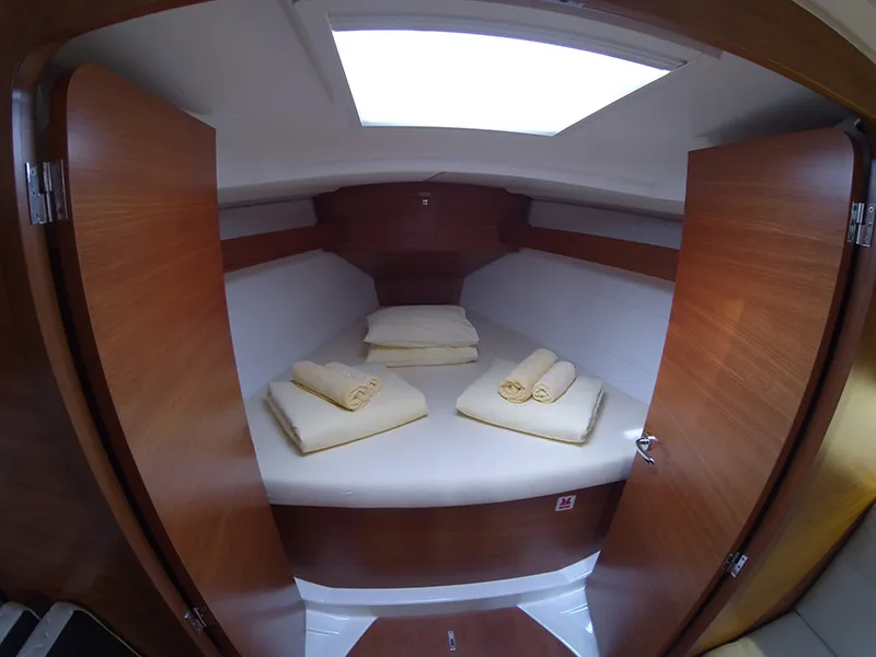 Cabin on Luka, a Dufour 350 GL sailboat at Grad Šibenik, Croatia