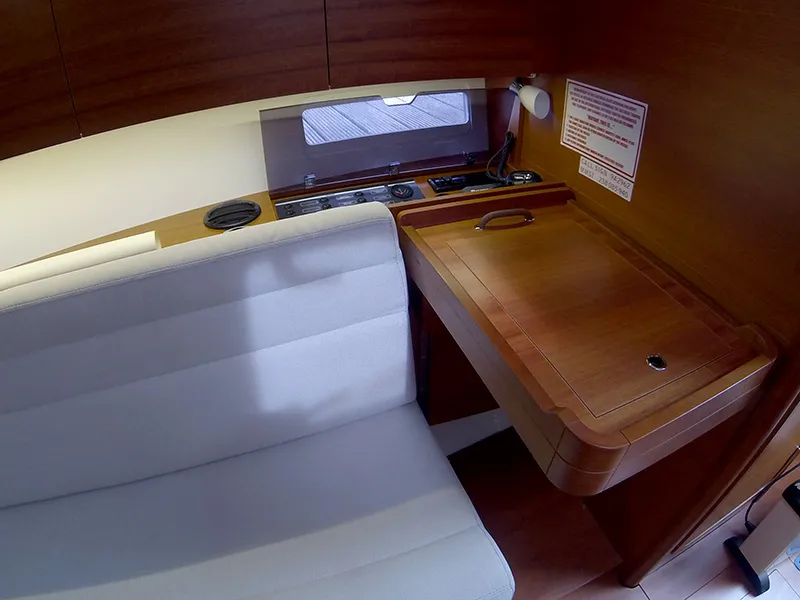Salon of Luka, a Dufour 350 GL sailboat at Grad Šibenik, Croatia