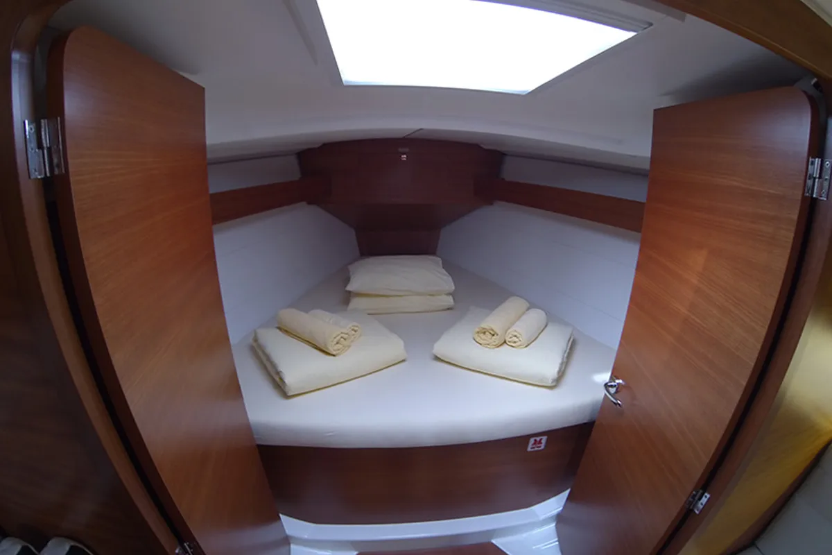 Cabin on Luka, a Dufour 350 GL sailboat at Grad Šibenik, Croatia