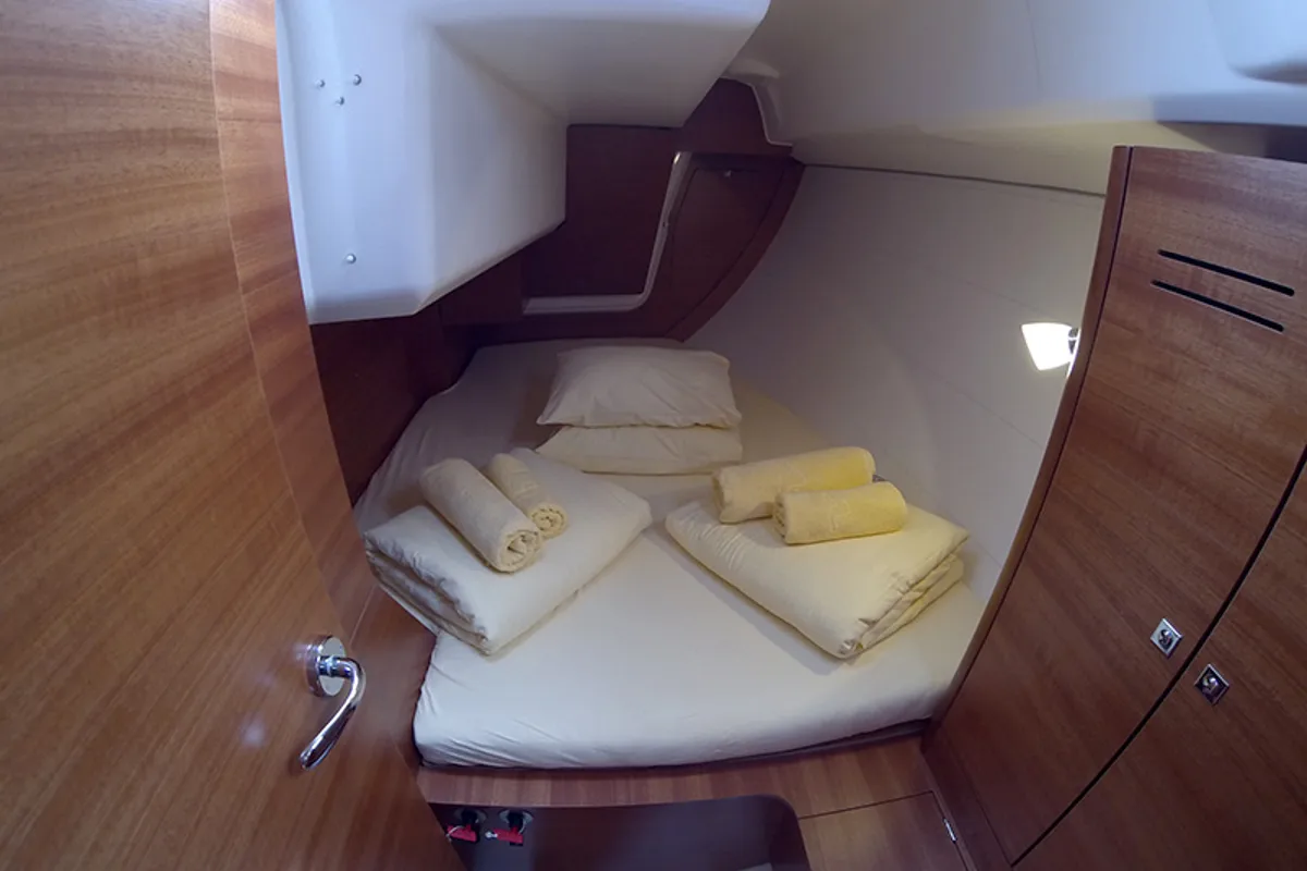 Cabin on Luka, a Dufour 350 GL sailboat at Grad Šibenik, Croatia