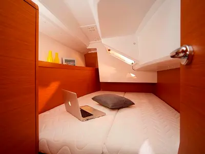 Cabin on DNA, a Jeanneau Sun Odyssey 349 sailboat at Preveza, Greece